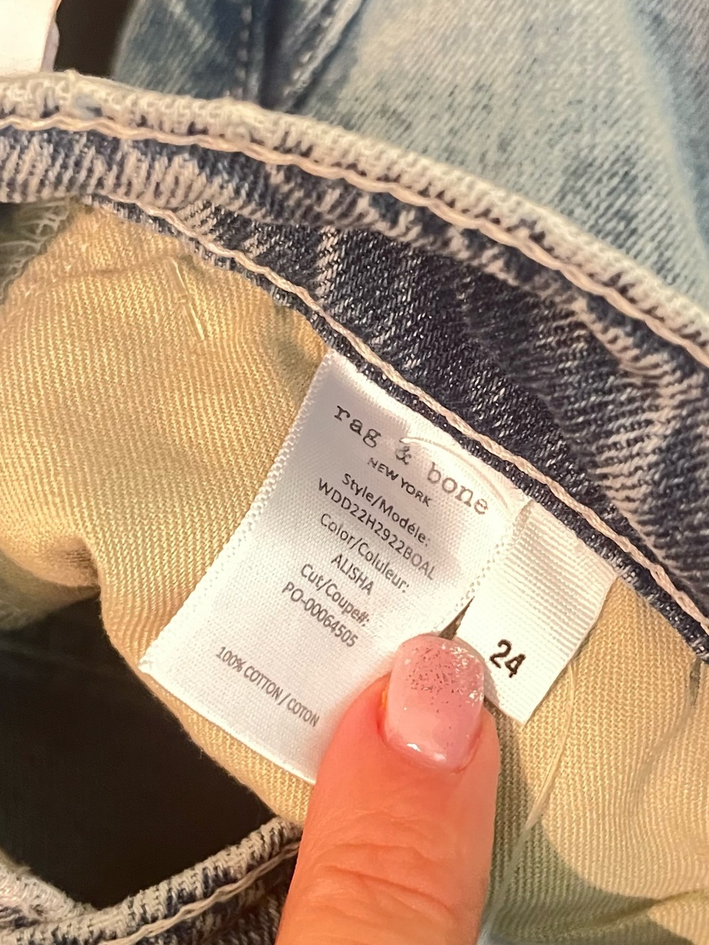 NWT Rag & Bone Light Blue Wide-Leg Jeans High waist Pants ALISHA SOFIE SPLCE - Picture 8 of 10